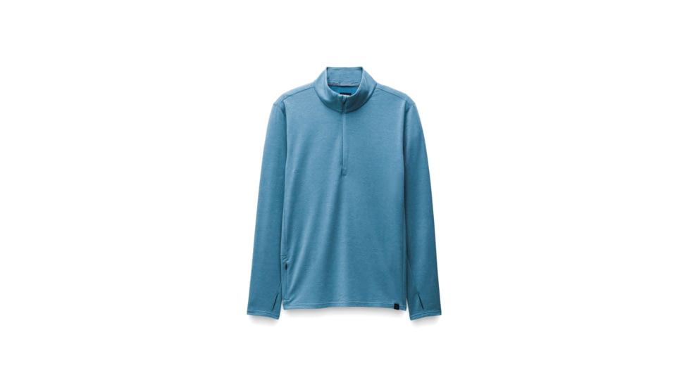 prAna prAna Altitude Tracker 1/4 Zip II - Mens, High Tide, XL, 1972591-404-ST-XL