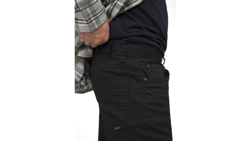 prAna Bridger Jean, Black Out, 32 Waist, Long Inseam, M4BD34315 -006-32