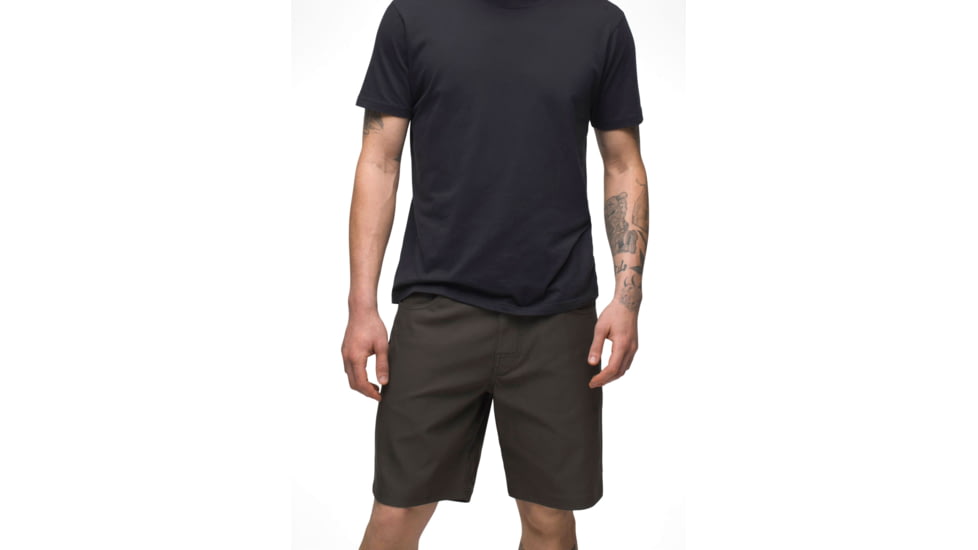 prAna Brion Short II - Mens, Dark Iron, 33, 1969731-021-09-33