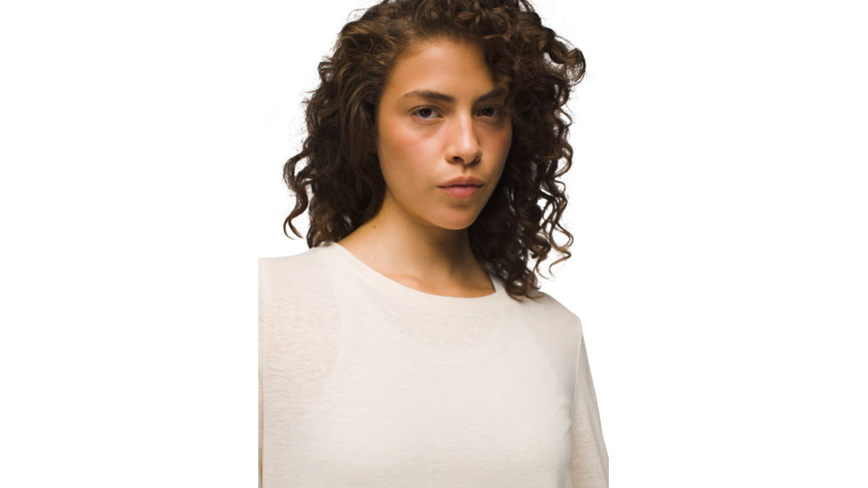 prAna prAna Cozy Up Long Sleeve Tee - Womens, Canvas Heather, XL, 1971131-250-XL