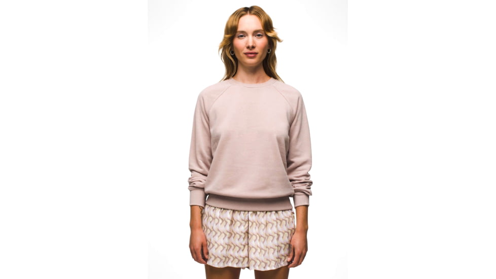 prAna prAna Cozy Up Sweatshirt - Womens, Willow Heather, XL, 1967291-021-XL