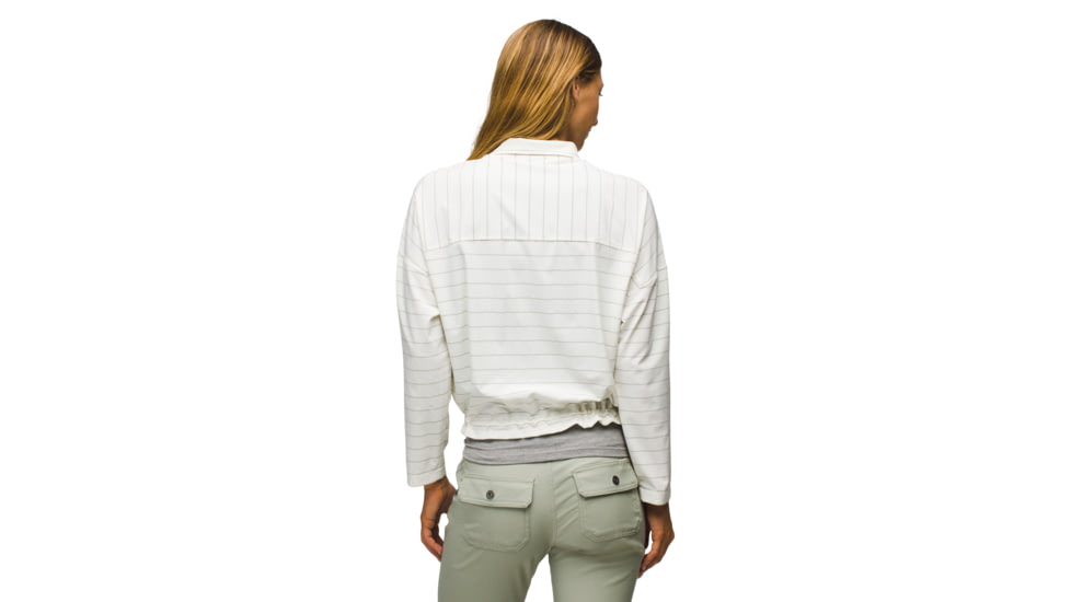 prAna Railay Pullover - Womens, Canvas Stripe, XS, 1970411-250-XS
