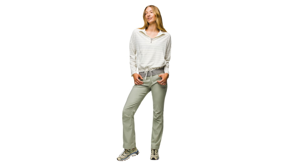 prAna Railay Pullover - Womens, Canvas Stripe, XS, 1970411-250-XS