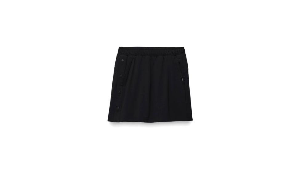 prAna Railay Snap Up Skort - Womens, Black, S, 2066801-001-S