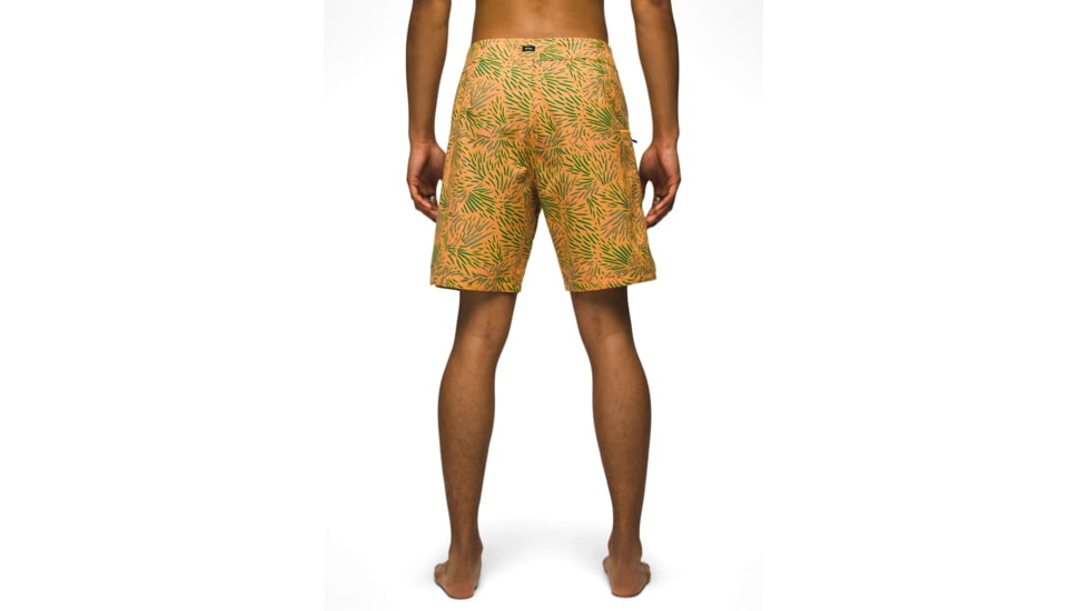 prAna Rock Shock Boardshort 6in Inseam - Mens, Aura Glow Fronds, 33, 1969331-800-06-33