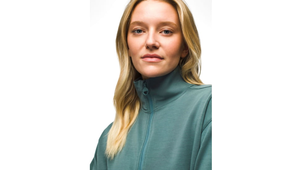 prAna Shea Half Zip - Womens, Cool Dusk, S, 2057191-400-S