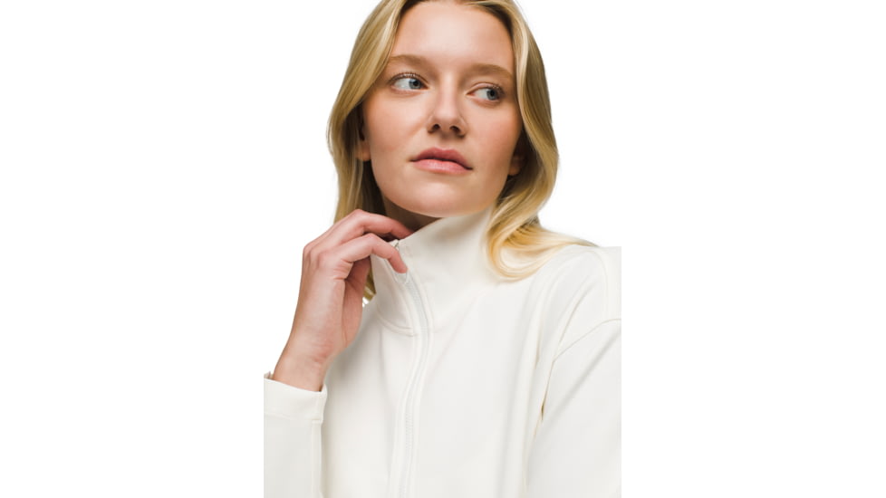 prAna Shea Half Zip - Womens, Soft White, XS, 2057191-100-XS