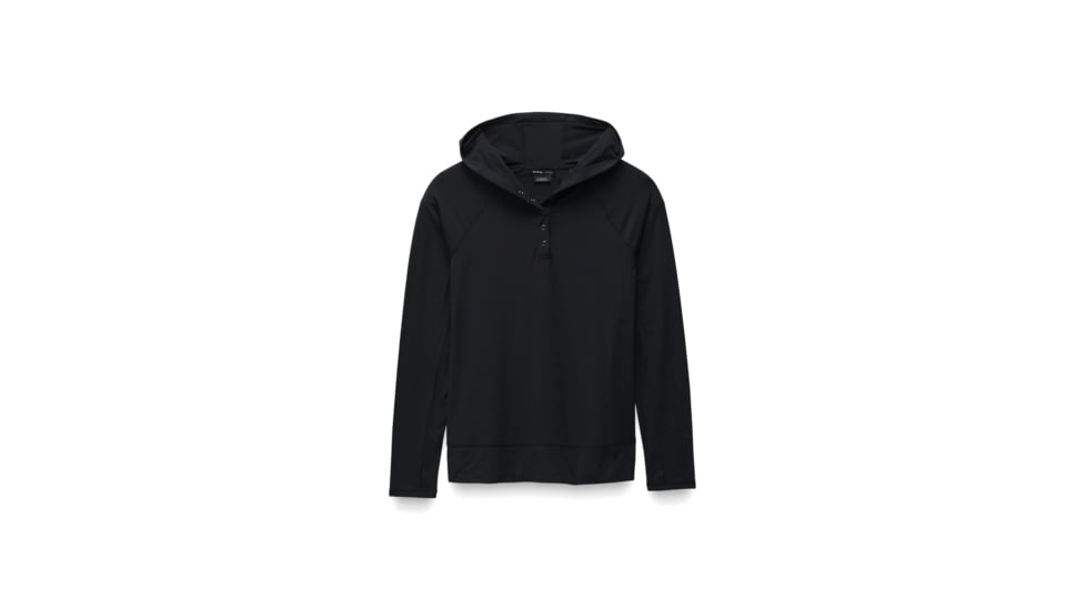 prAna Sol Searcher Hoodie - Womens, Black, L, 1971551-001-L