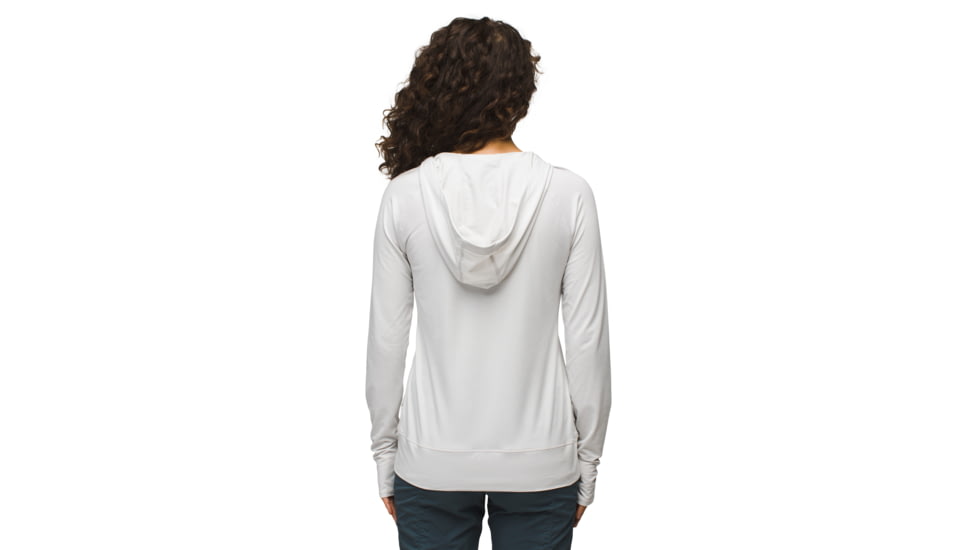prAna Sol Searcher Hoodie - Womens, Soft White, S, 1971551-100-S