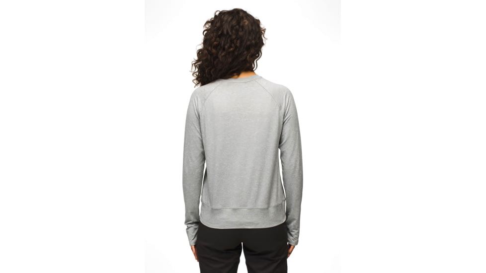 prAna Sol Searcher Long Sleeve Top - Womens, Heather Grey, S, 1971541-020-S
