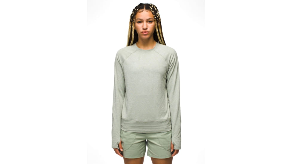 prAna Sol Searcher Long Sleeve Top - Womens, Juniper Green, XL, 1971541-300-XL