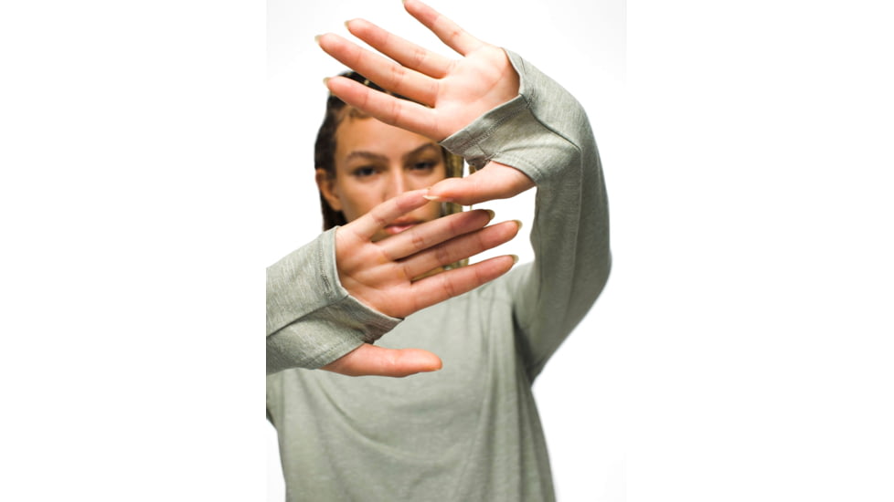 prAna Sol Searcher Long Sleeve Top - Womens, Juniper Green, XL, 1971541-300-XL