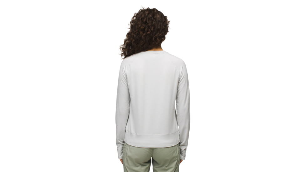 prAna Sol Searcher Long Sleeve Top - Womens, Soft White, L, 1971541-100-L