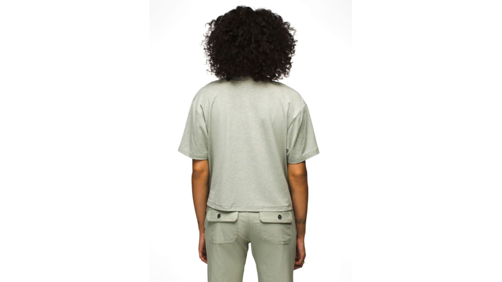 prAna Sol Searcher S/S Henley - Womens, Juniper Green, S, 2064501-300-S