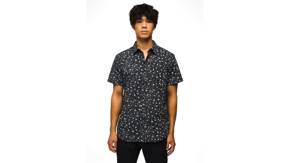 prAna Stimmersee Shirt Slim Fit - Mens, Black Above, M, 1970111-002-SL-M