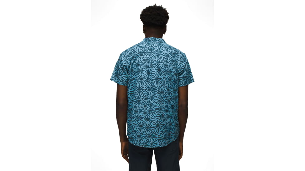 prAna Stimmersee Shirt Slim Fit - Mens, High Tide Stretch, XL, 1970111-409-SL-XL