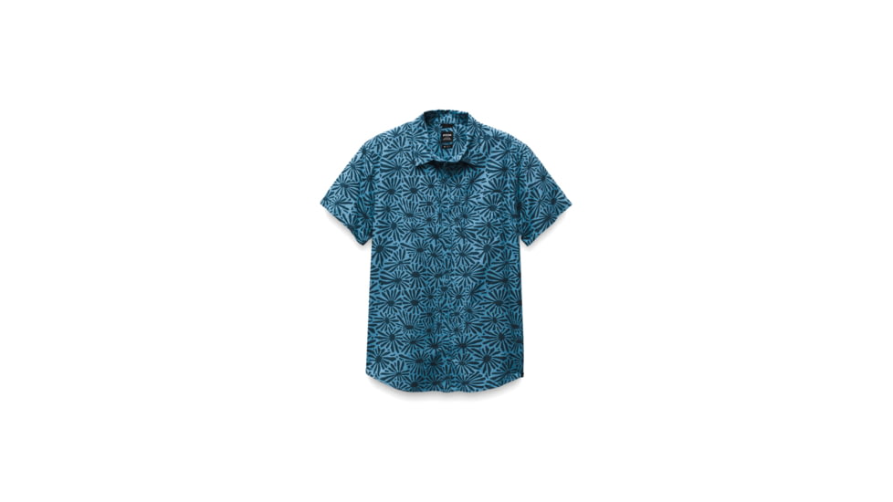 prAna Stimmersee Shirt Slim Fit - Mens, High Tide Stretch, XL, 1970111-409-SL-XL