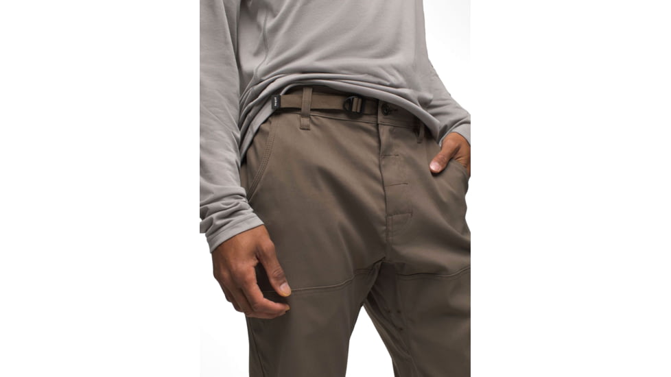 prAna Stretch Zion Pant 28in Inseam - Mens, Mud, 33, 2056941-200-28-33
