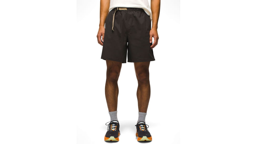 prAna Stretch Zion Pull On Short 7in Inseam - Mens, Dark Iron, L, 2064701-020-07-L