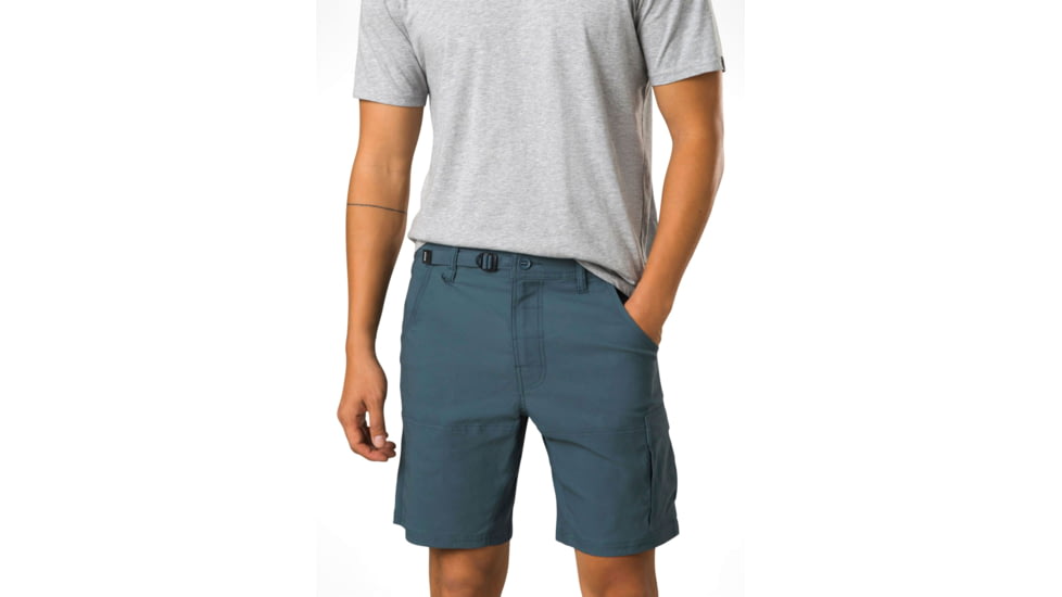 prAna Stretch Zion Short II 10in Inseam - Mens, Grey Blue, 42, 1969751-400-10-42