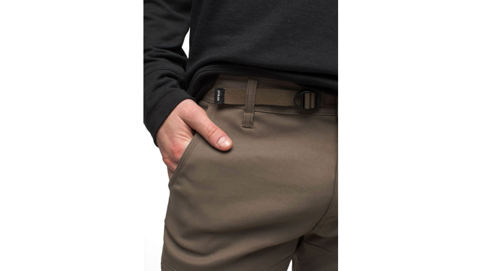 prAna Stretch Zion Straight Pants 32in Inseam - Mens, Mud, 34, 2056931-200-32-34