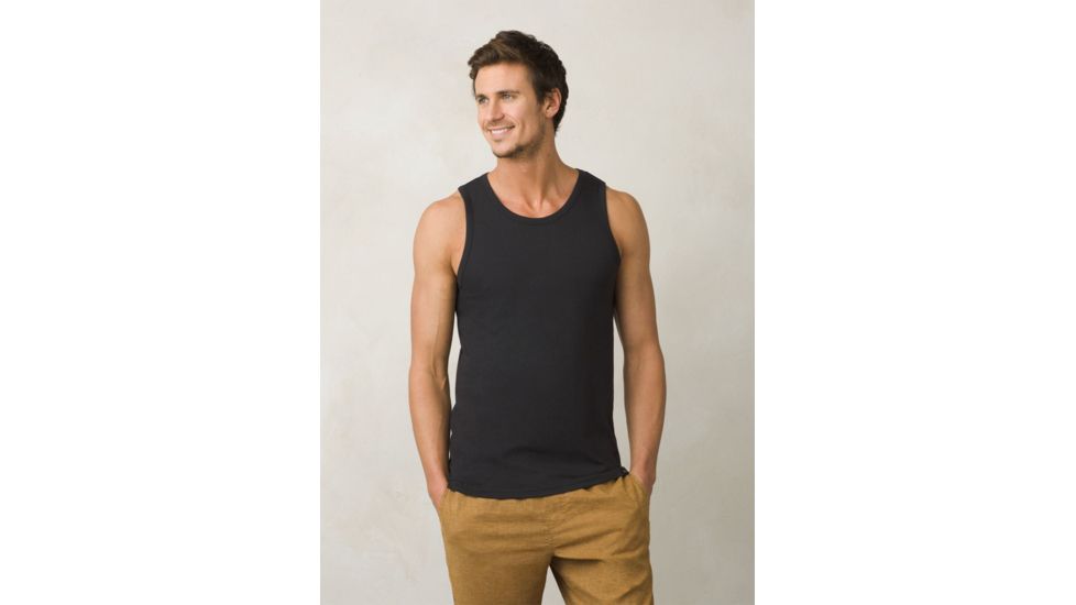 prAna Tank Top - Men's, Black, Small, M11170350-BLK-S