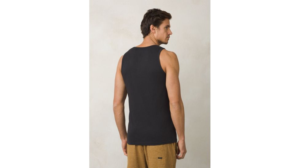 Prana PrAna Tank Mens, Black, Small, M11170350-BLK-S