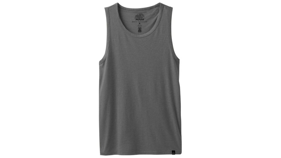 prAna Tank Top - Men's, Charcoal Heather, XXLarge, M11170350-CCHT-XXL