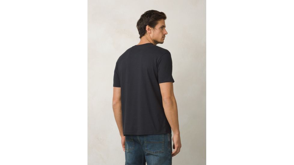 Prana PrAna V-Neck Mens, Black, Small, M1VNEK114-BLK-S