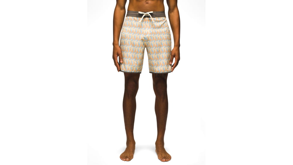 prAna Vintage Boardshort 8in Inseam - Mens, Aura Glow Retro Geo, 30, 1972761-800-08-30