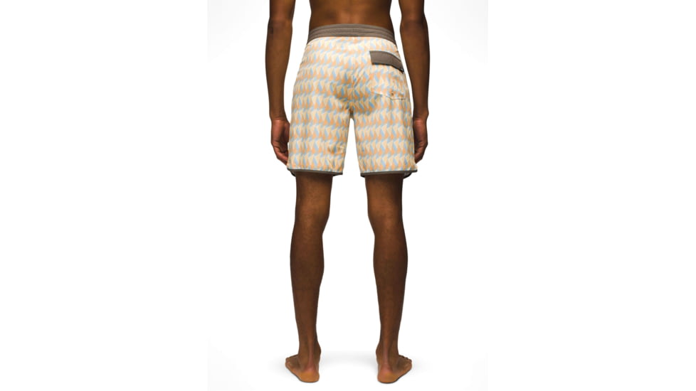 prAna Vintage Boardshort 8in Inseam - Mens, Aura Glow Retro Geo, 30, 1972761-800-08-30