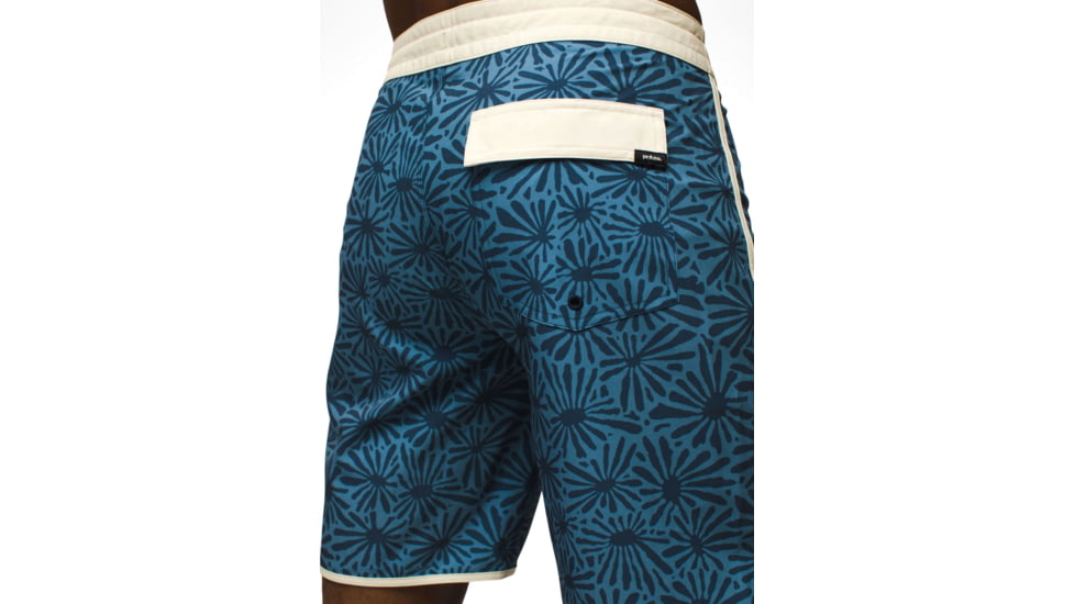 prAna Vintage Boardshort 8in Inseam - Mens, High Tide Stretch, 35, 1972761-970-08-35