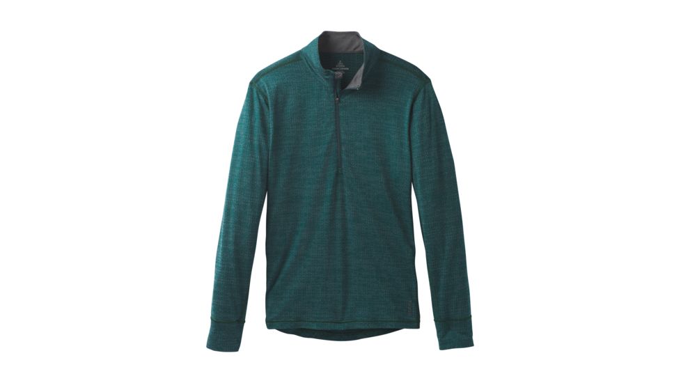 prAna Pratt 1/4 Zip Shirt - Mens, Highland Green, Small, M21181418-HLGR-S