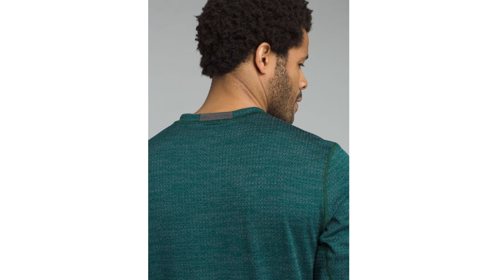 prAna Pratt Long Sleeve Crew - Mens, Highland Green, Medium, M21181410-HLGR-M