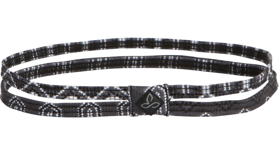 prAna Printed Double Headband - Women's -Black Ibiza