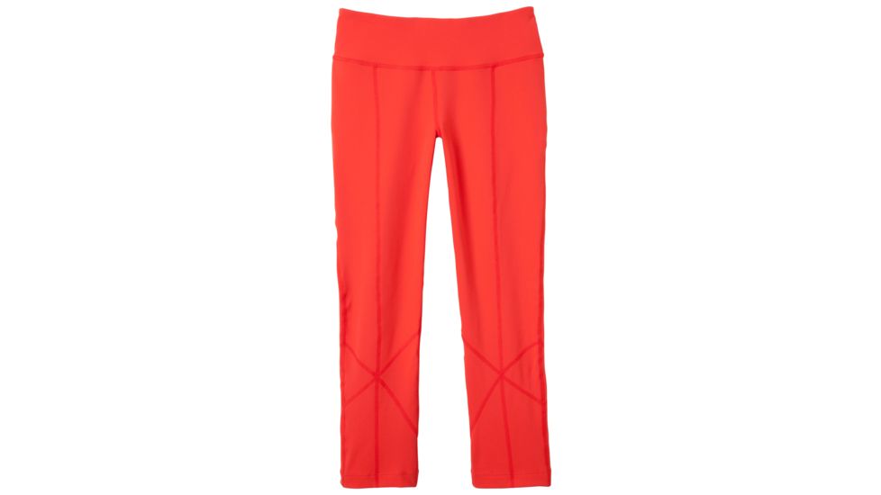 prAna Prism Capri Legging - Women's, Fire Red, Regular Inseam, Large, W4PRIS311-FIRE-L