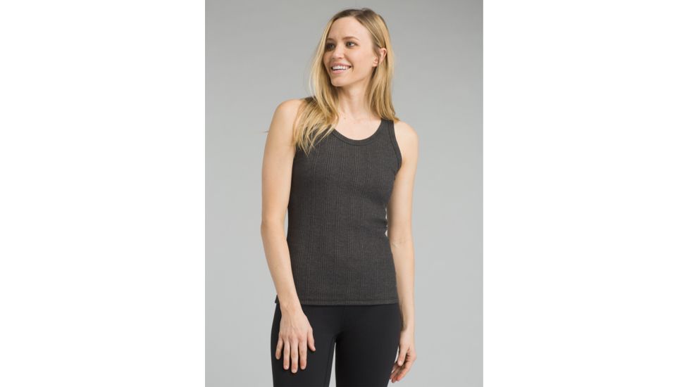 prAna Purest Tank - Women's, Charcoal, X-Large, W11180333-CHR-XL