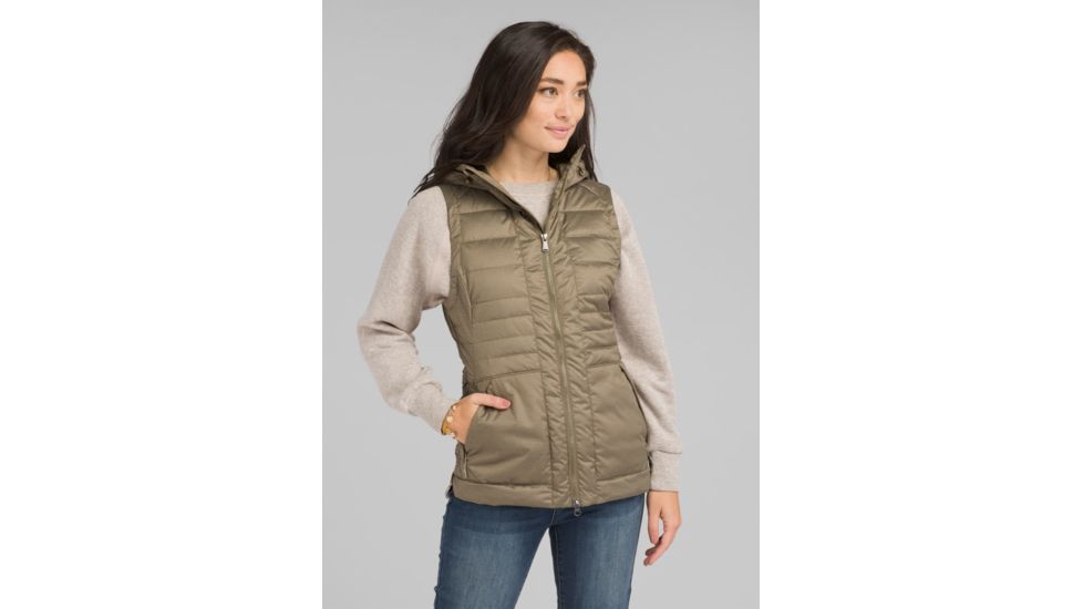 prAna Pyx Vest - Womens, Slate Green, Large, W13190851-SLGR-L