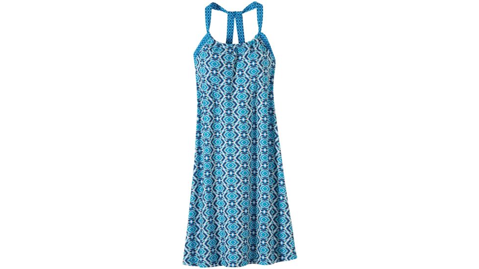 prAna Quinn Dress - Women's-Small-Blue Guava