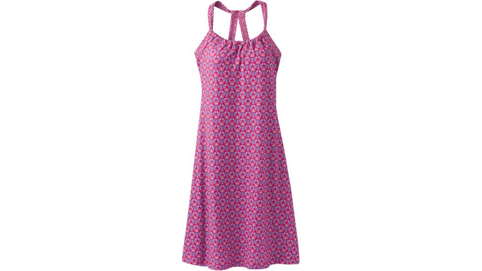 prAna Quinn Dress - Women's-Medium-Cosmo Pink Botanica