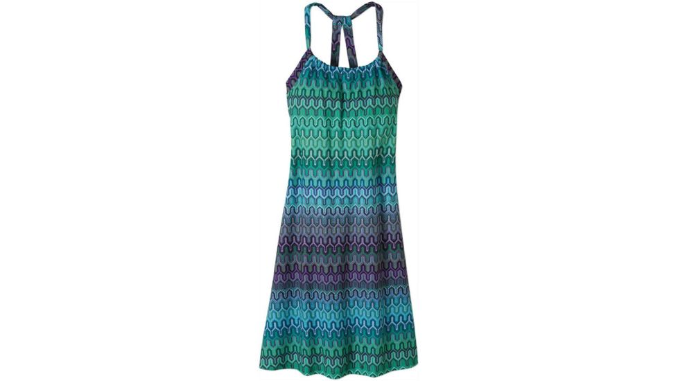 prAna Quinn Dress - Women's-X-Small-Cool Green Ibiza