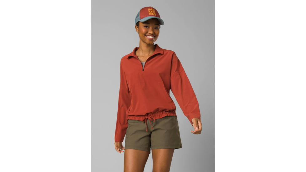 prAna Railay Pullover - Womens, Rust, Medium, 1970411-600-M