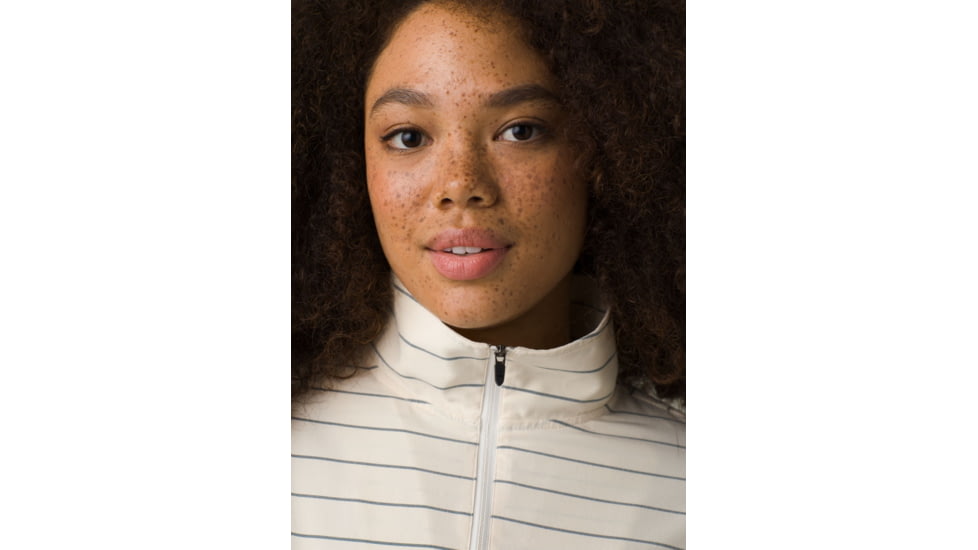 prAna Railay Pullover - Womens, Soft White Stripe, XS, 1970411-100-XS
