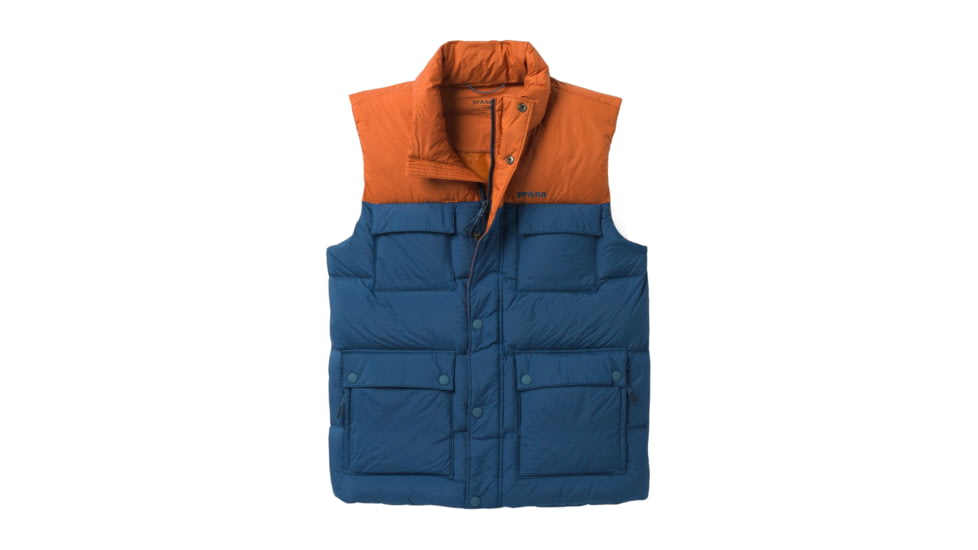prAna Red Slate Vest, Cedar Colorblock, Medium, M13202594-CECX-M