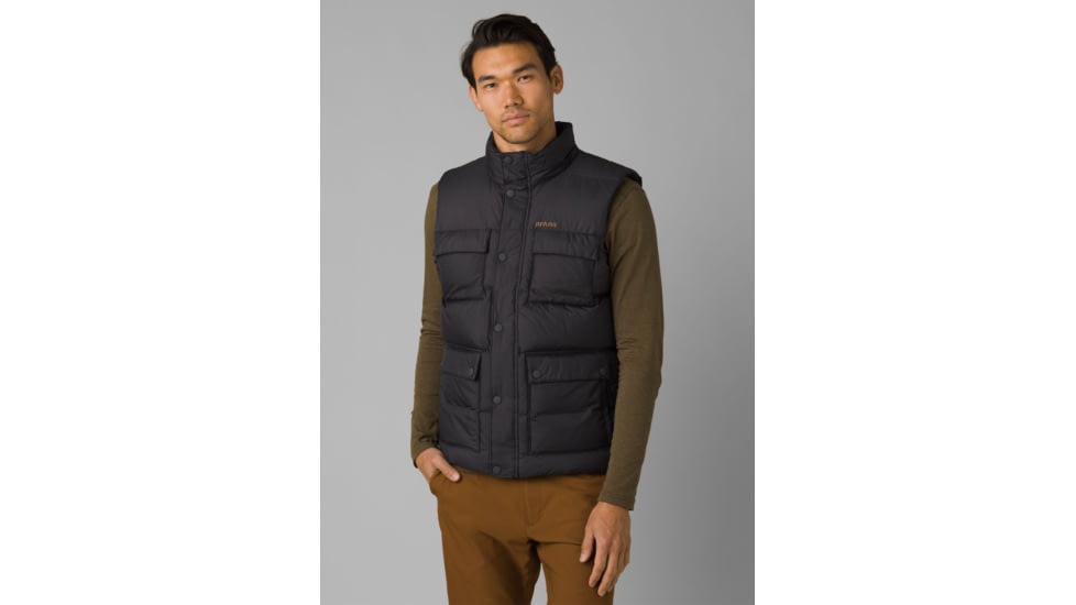 prAna Red Slate Vest, Charcoal, Medium, M13202594-CHR-M