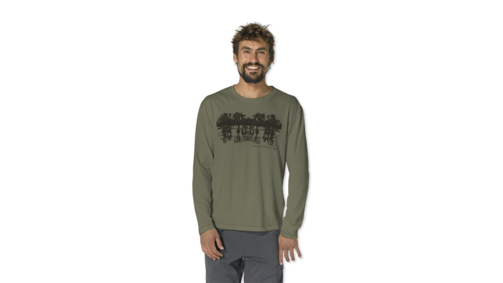 prAna Reflection T-Shirt - Men's-Olive-Small