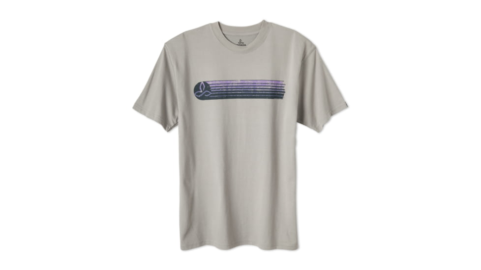 prAna Retro Tee - Men's-Grey-Small