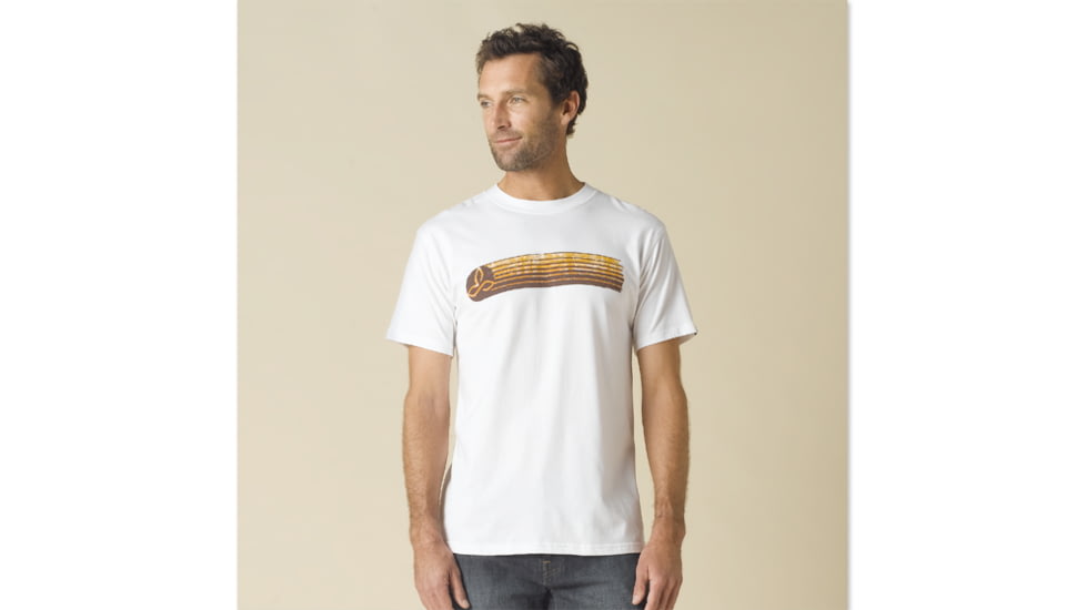 prAna Retro Tee - Men's-White-Small