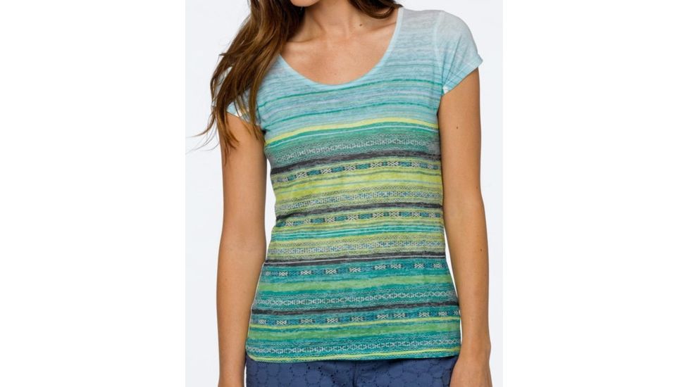 prAna Ribbon Tee - Women's-Aquavite-Medium
