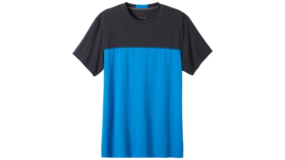 prAna Ridge Tech T-Shirt - Men's -Danube Blue-Medium
